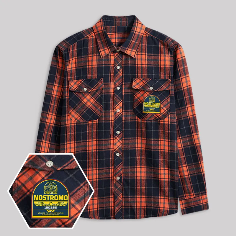 USCSS Nostromo Legacy Plaid Flannel Shirt - Image 5