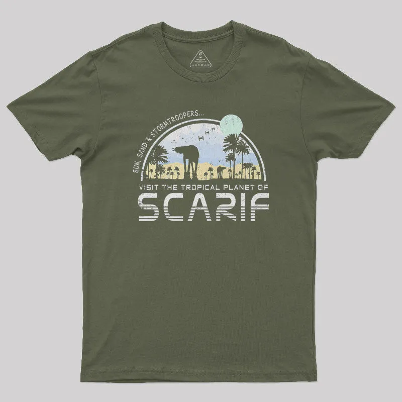 Visit Scarif Geek T-Shirt - Image 3