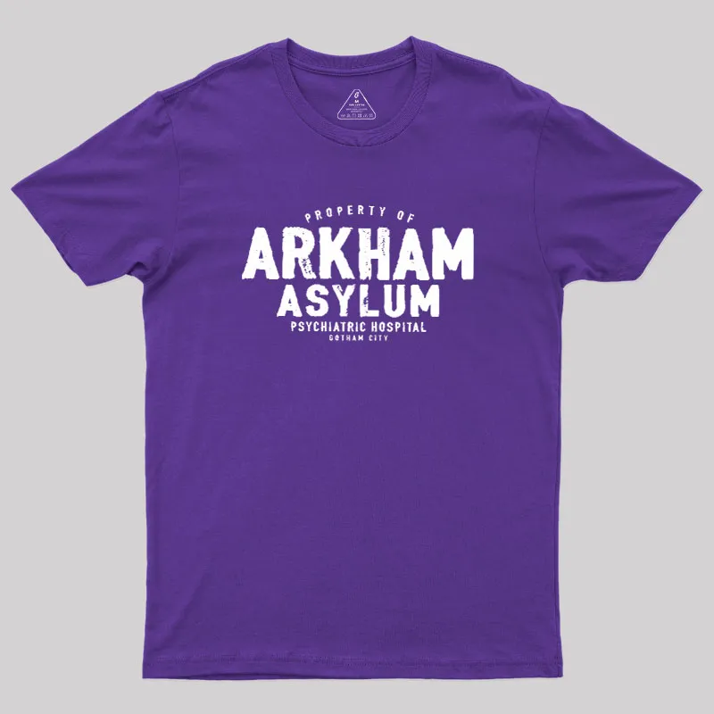 Arkham Asylum Geek T-Shirt - Image 8