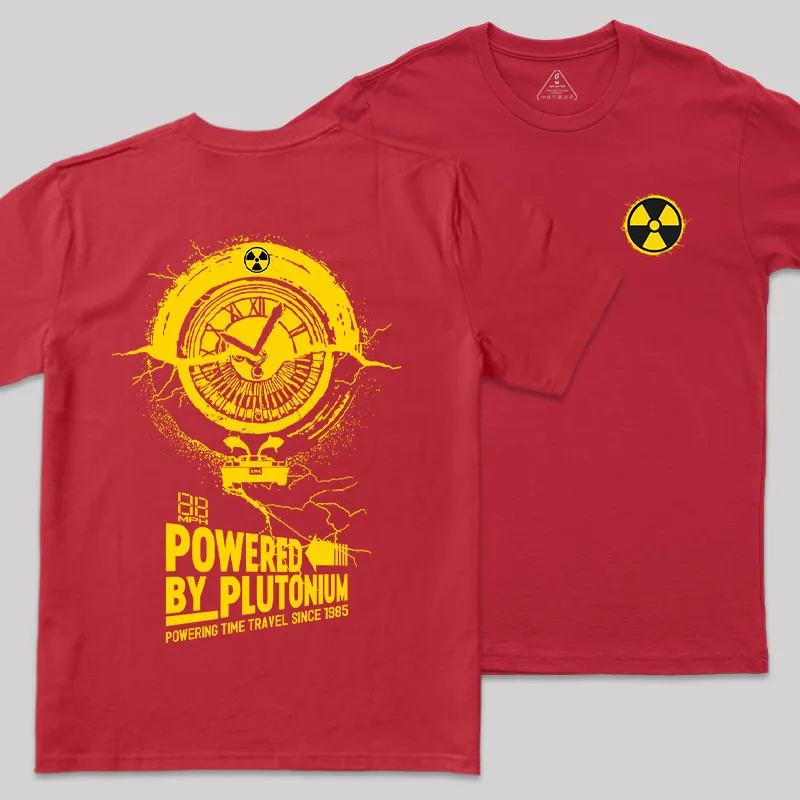 Plutonium Power Front and Back Printed Geek T-Shirt - Image 5