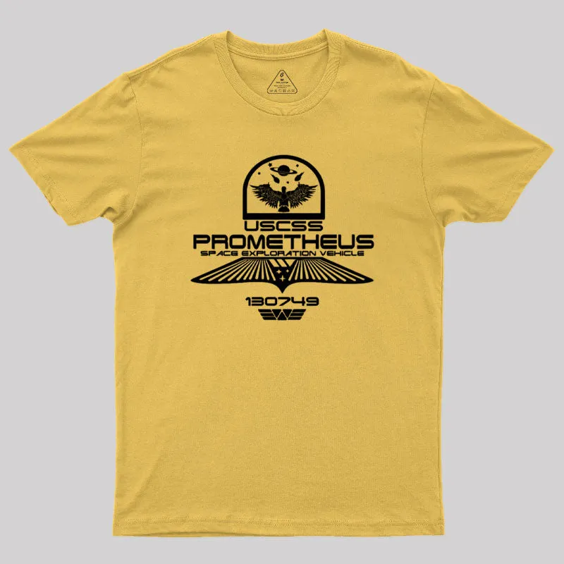 USCSS Prometheus Geek T-Shirt - Image 8