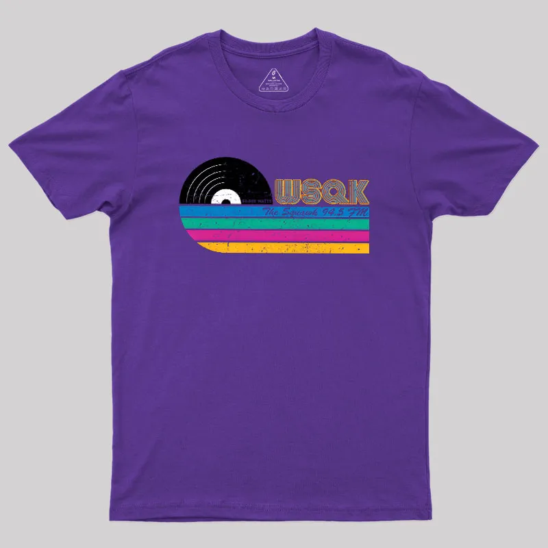 Retro WSQK Geek T-Shirt - Image 6