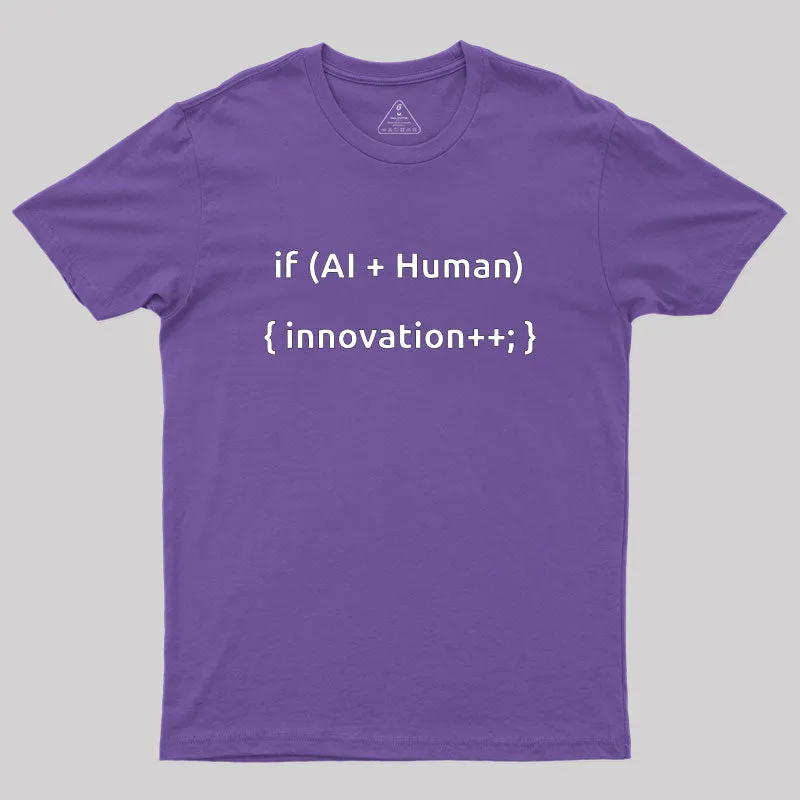 AI And Human Geek T-Shirt - Image 6