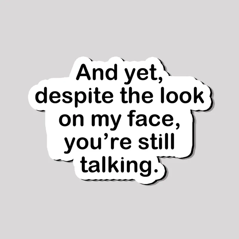 Funny Words Refrigerator Magnet - Image 2