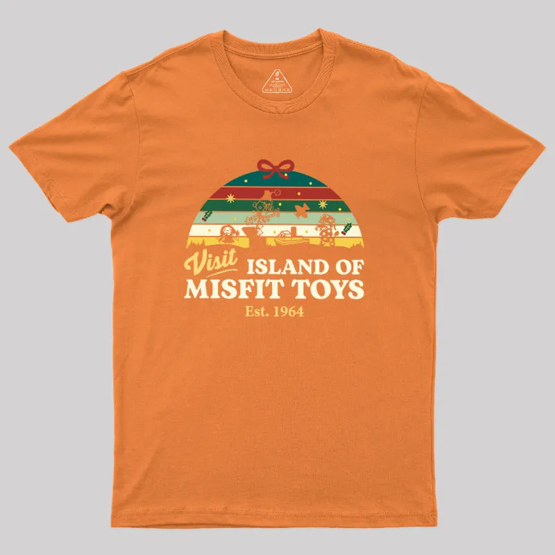 Visit Island of Misfit Toys Geek T-Shirt - Image 7