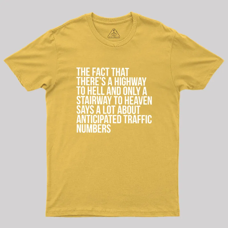 There's Highway To Hell And Stairway To Heaven Geek T-Shirt - Image 8