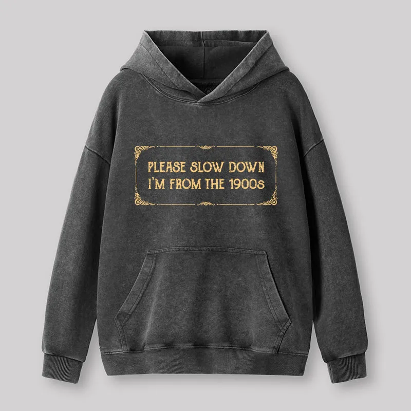 From the 1900s Washed Hoodie - Image 3