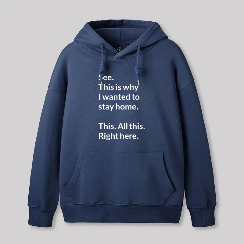 Stay Home Geek Hoodie