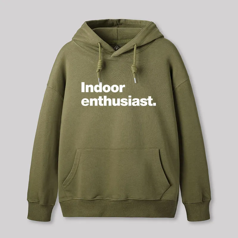 Indoor Enthusiast Premium Geek Hoodie - Image 4
