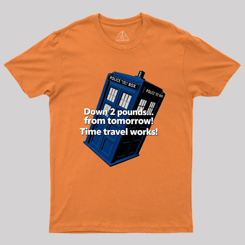 Down 2 Pounds From Tomorrow Geek T-Shirt - Image 7