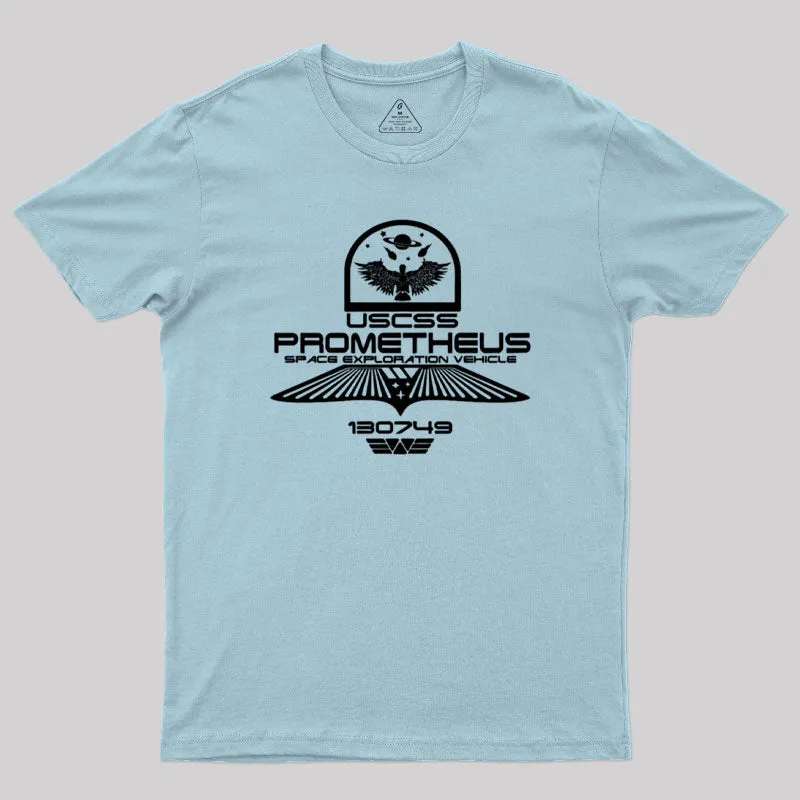 USCSS Prometheus Geek T-Shirt - Image 10