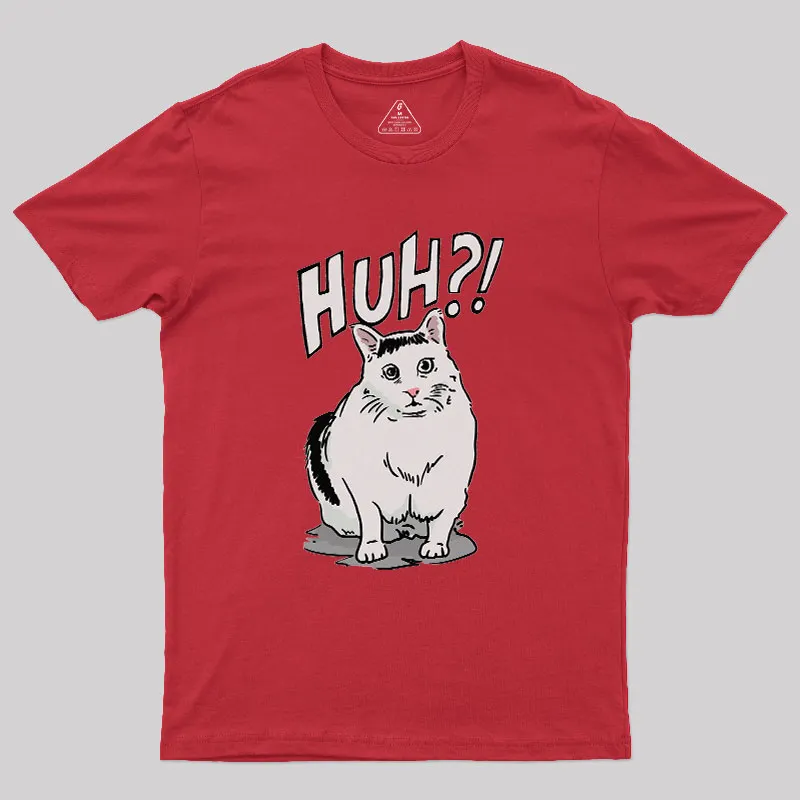 Huh Cat Geek T-Shirt - Image 5