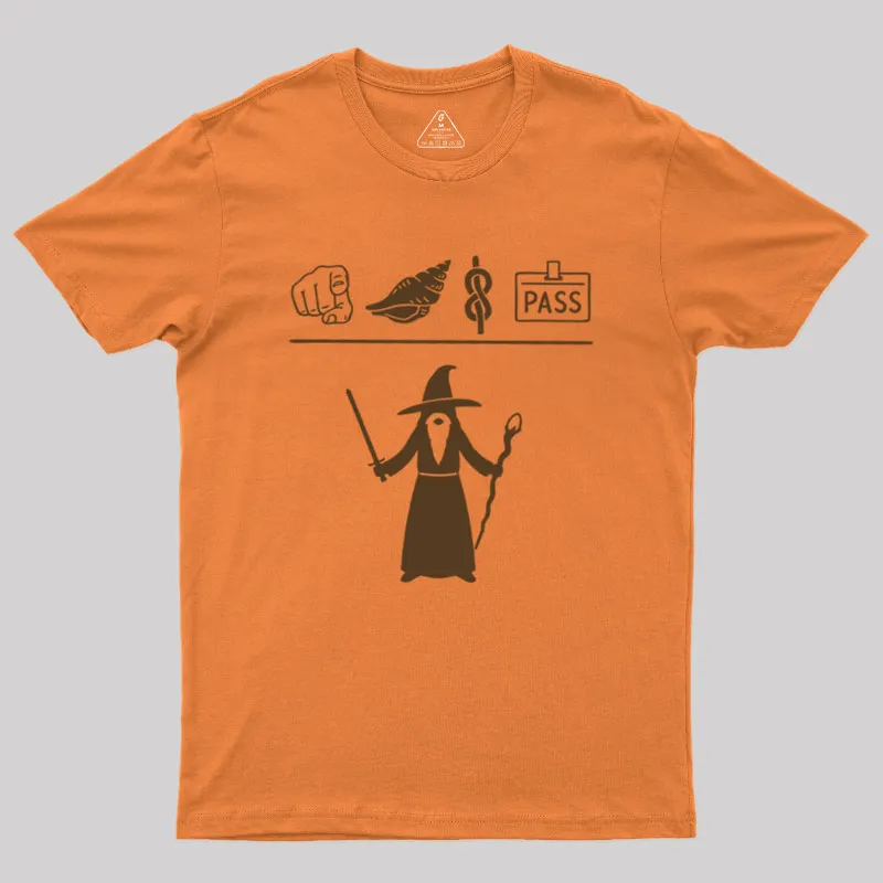 Wizard Hieroglyphs Geek T-Shirt - Image 3