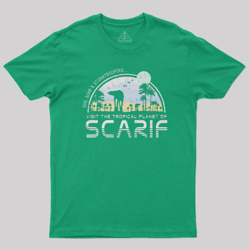 Visit Scarif Geek T-Shirt - Image 4