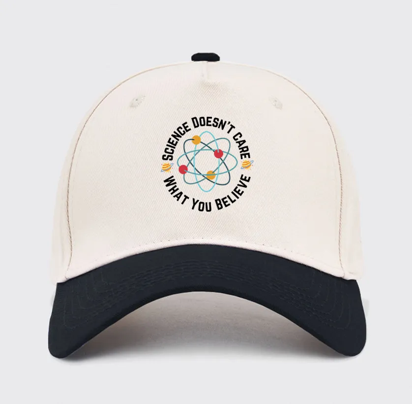 Science doesn't care what you believe Washed Vintage Baseball Cap - Image 6