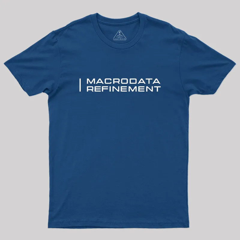 Alternative view of Macrodata Refinement Geek T-Shirt