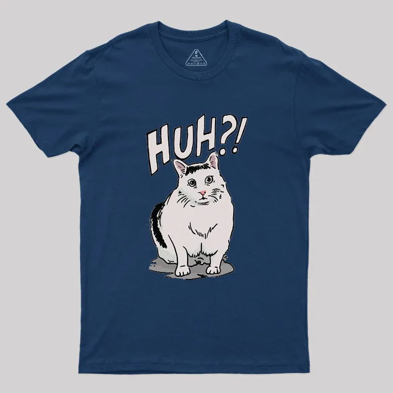 Huh Cat Geek T-Shirt