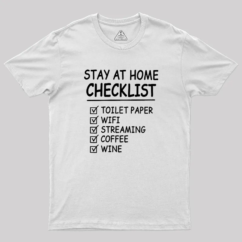 Home Checklist Geek T-Shirt - Image 11
