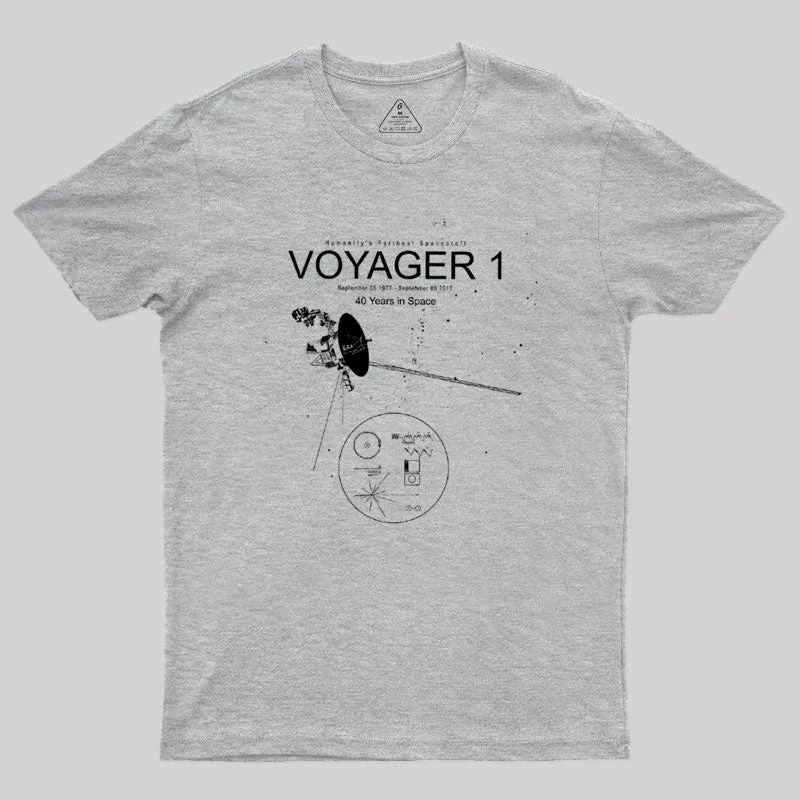 Voyager 1 Geek T-Shirt - Image 4