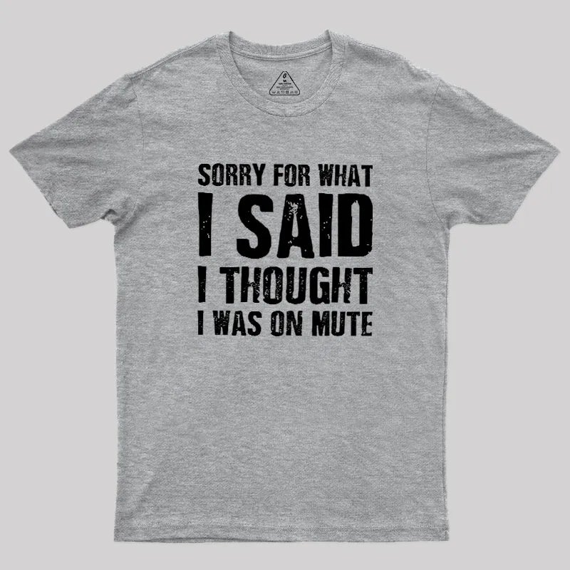 Mute Mishap Geek T-Shirt - Image 4