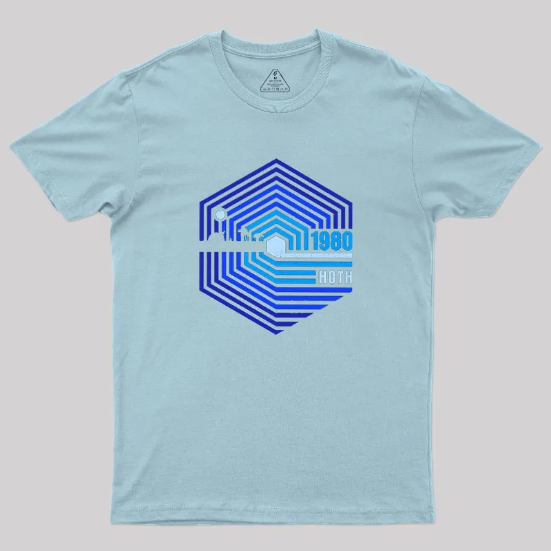 Retro Ice Planet Geek T-Shirt - Image 8