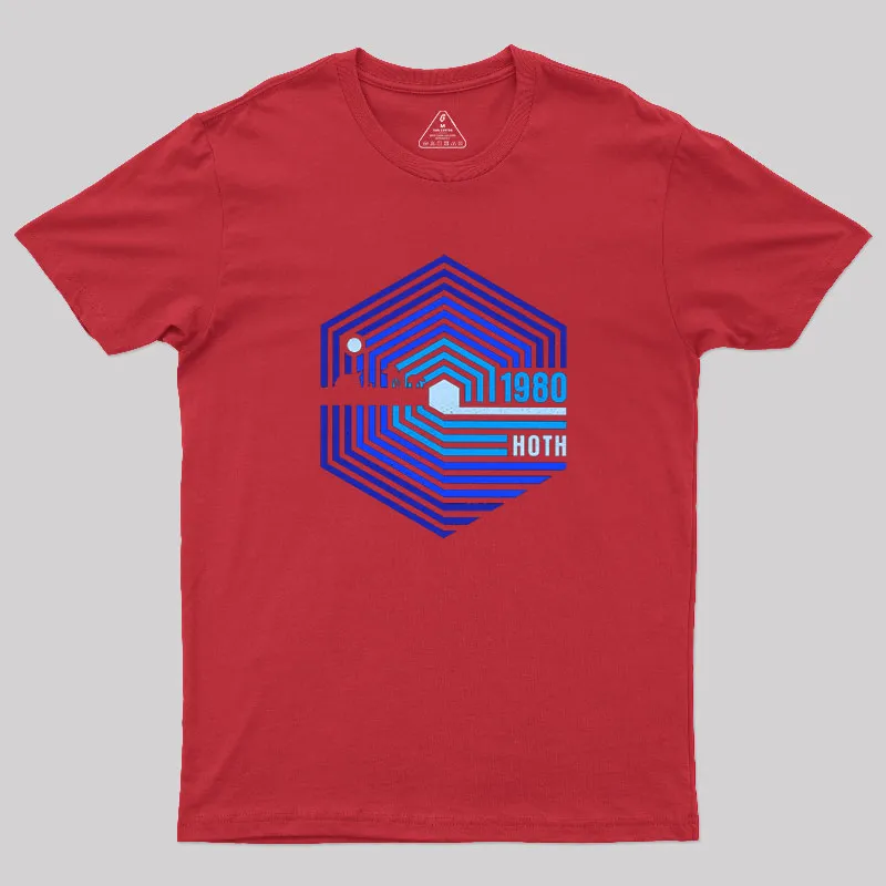 Retro Ice Planet Geek T-Shirt - Image 6