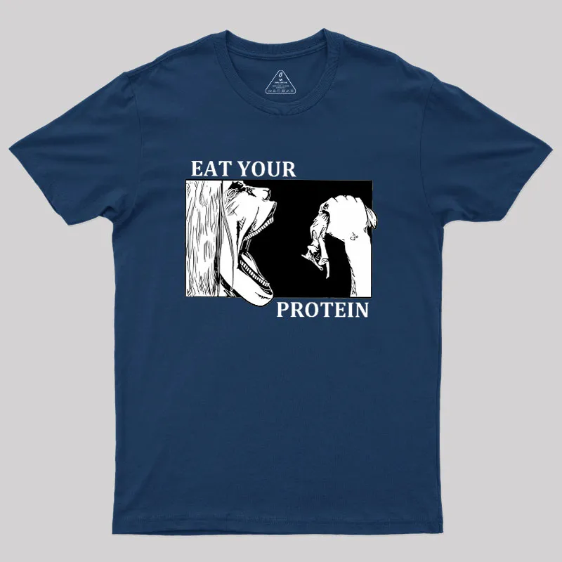 Eat Your Protein Geek T-Shirt - Image 2