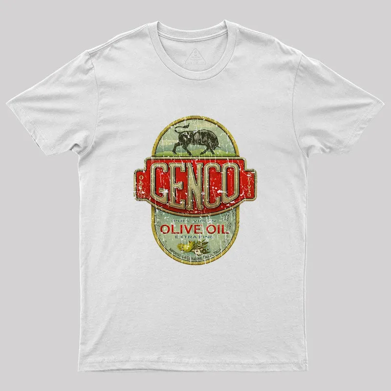 VINTAGE - GENCO OLIVE OIL Geek T-Shirt - Image 11