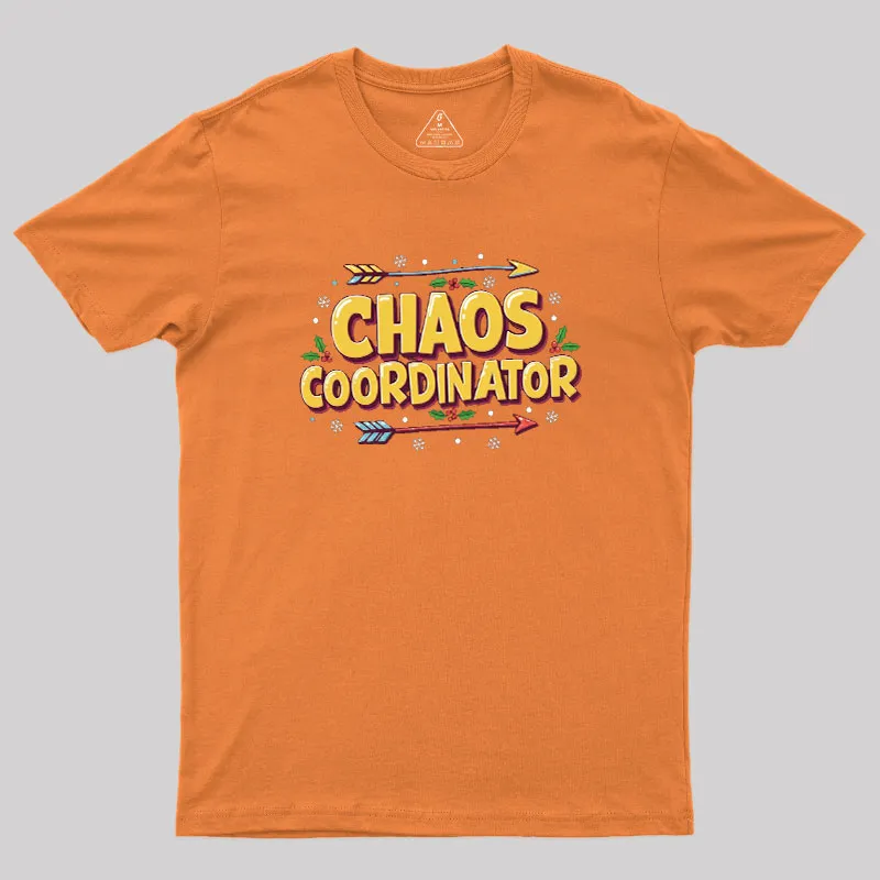 Chaos Coordinator Christmas Geek T-Shirt - Image 7