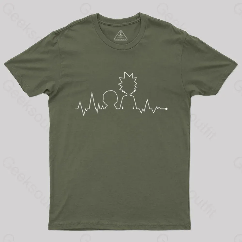 Electrocardiogram Rick T-Shirt - Image 4