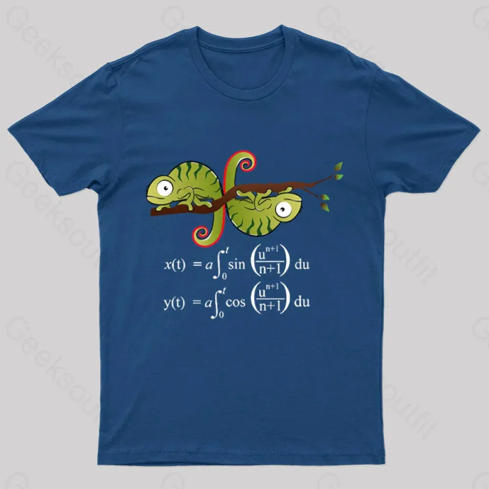 Euler Spiral Nerd T-Shirt - Image 3