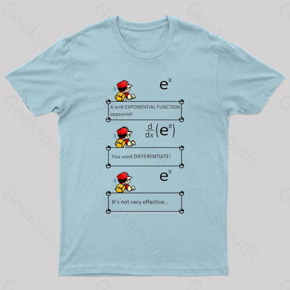 Exponential Adventure: Battle of Differentials T-Shirt