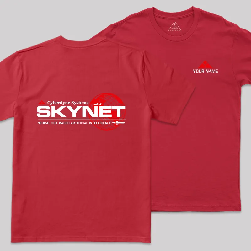 Personalized Classic Skynet Geek T-Shirt - Image 7