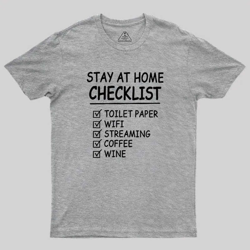 Home Checklist Geek T-Shirt - Image 4