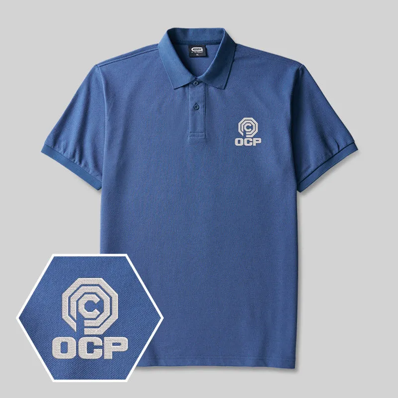 Alternative view of OCP Geek Embroidered Polo Shirts