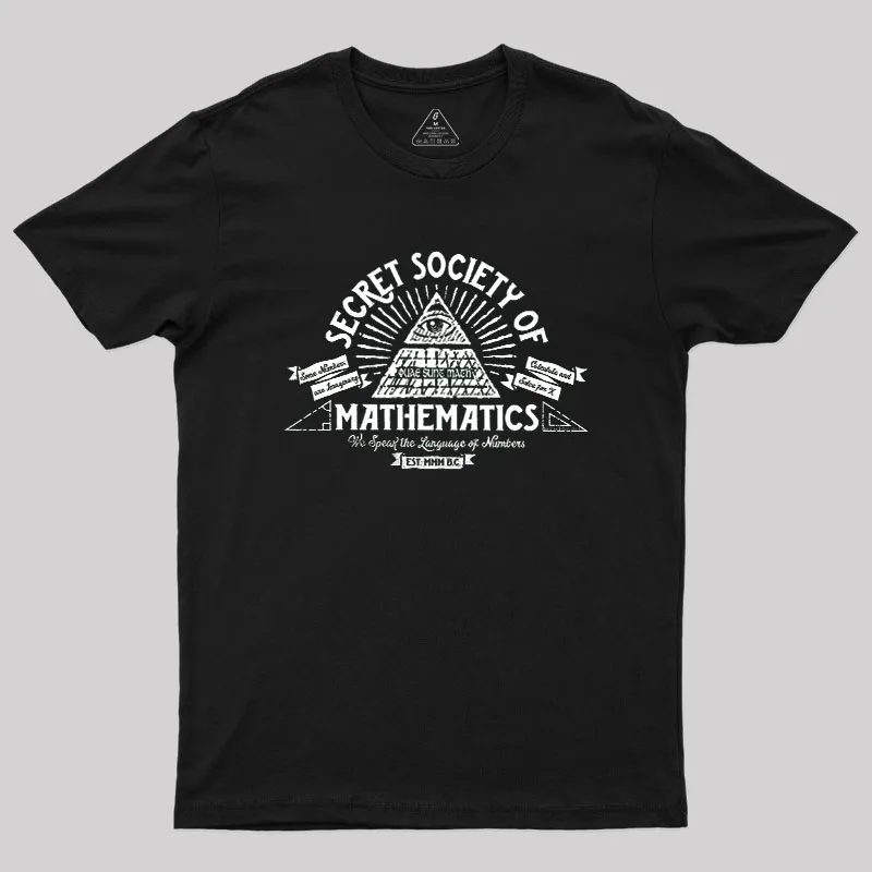 Illumathnati - Secret Society of Math Geek T-Shirt
