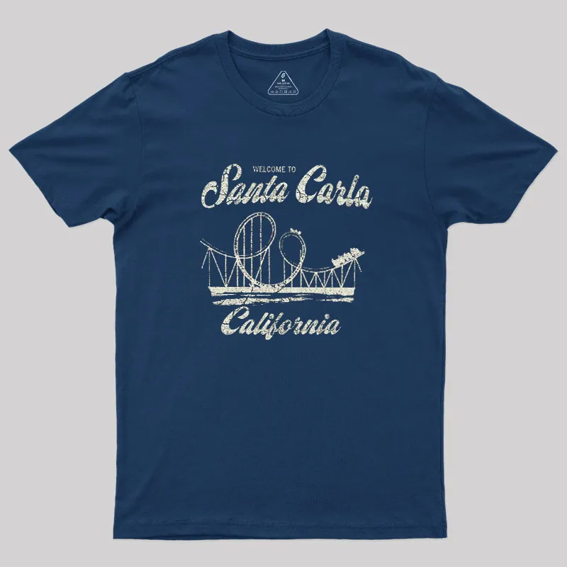 Welcome to Santa Carla Geek T-Shirt - Image 2