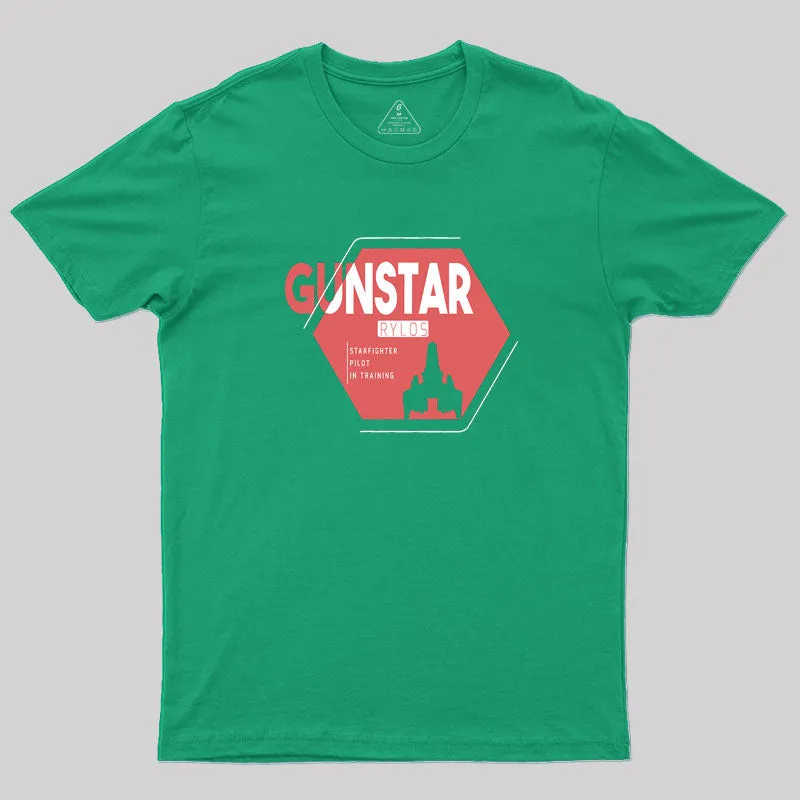 Gunstar Pilot in Training Geek T-Shirt - Image 8