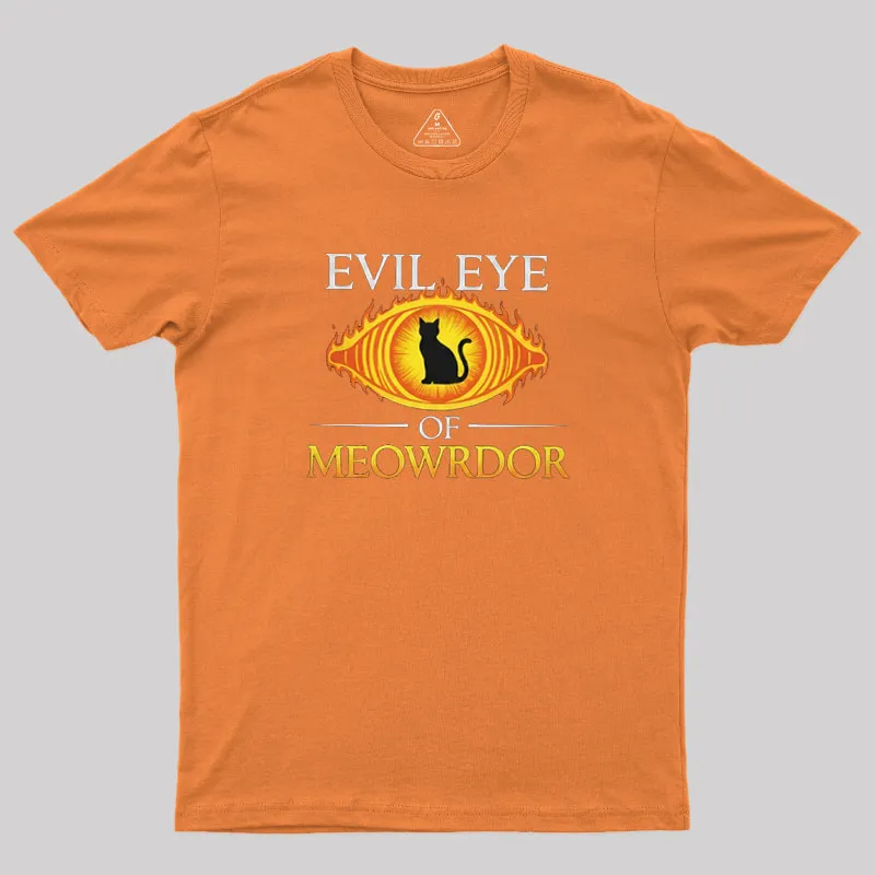 Evil Eye Of Meowrdor Geek T-Shirt - Image 5