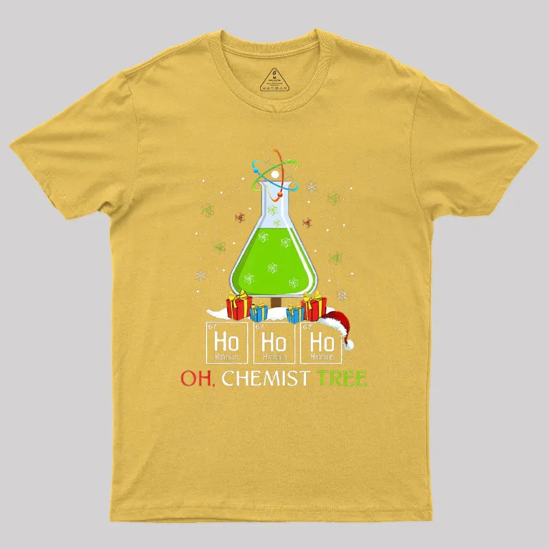Science Christmas Oh Chemist Tree Chemistree Geek T-Shirt - Image 6