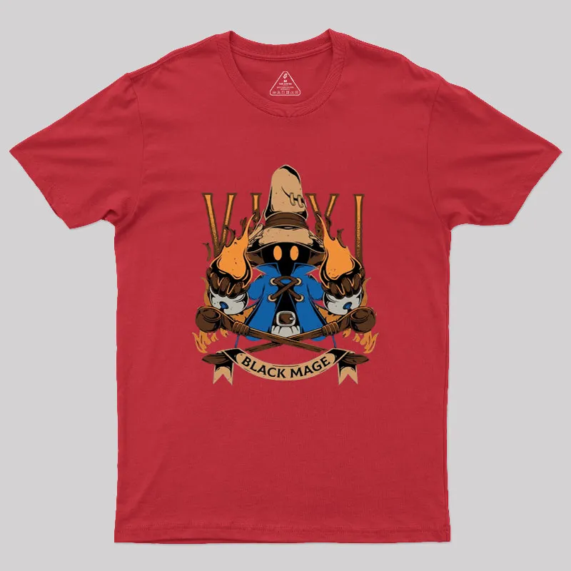 Vivi Black Mage Geek T-Shirt - Image 5