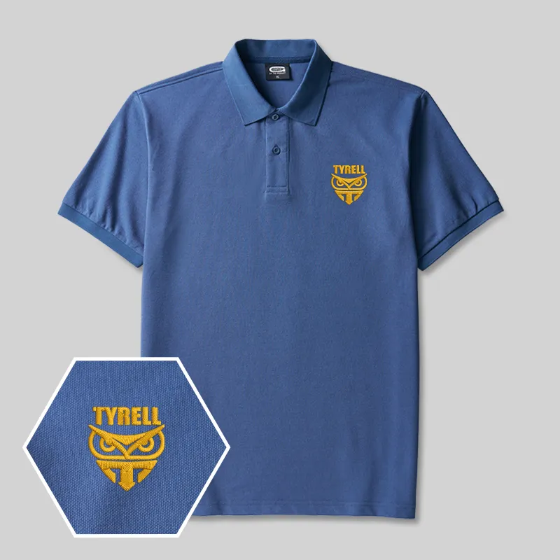 Alternative view of Tyrell Corporation Geek Embroidered Polo Shirts