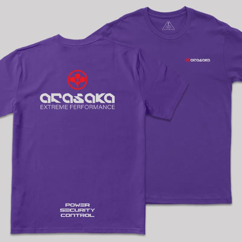Arasaka Front and Back Printed Geek T-Shirt - Image 8