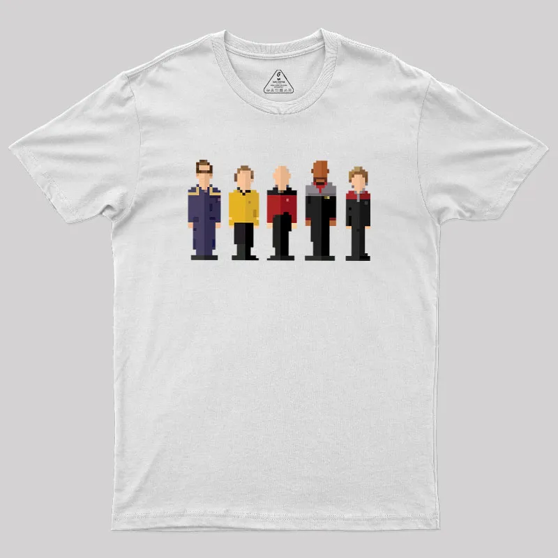 Spaceship Captains Geek T-Shirt - Image 10