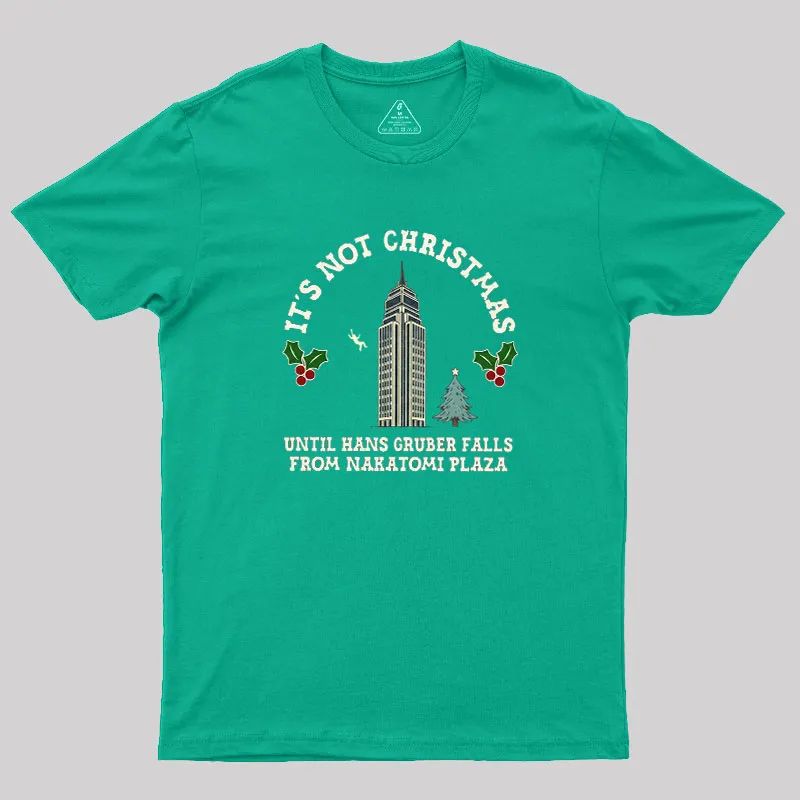 Hans Gruber Christmas Geek T-Shirt - Image 9