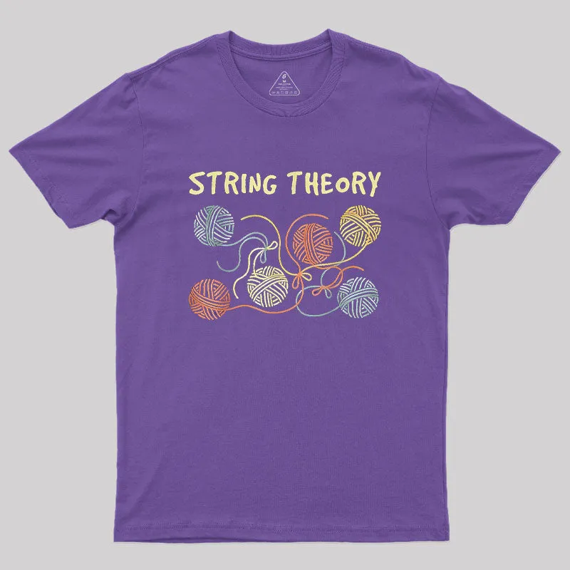 Knitted String Theory Geek T-Shirt - Image 5