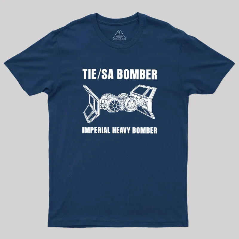 Alternative view of IMPERIAL HEAVY BOMBER Geek T-Shirt