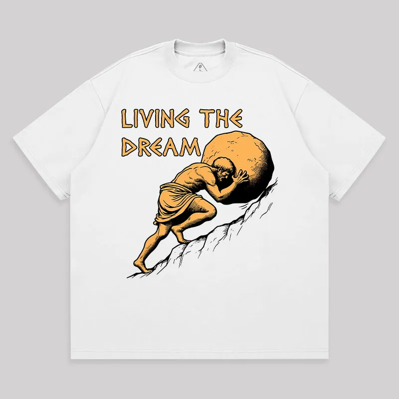 Living The Dream Unisex Oversized T-shirt - Image 3