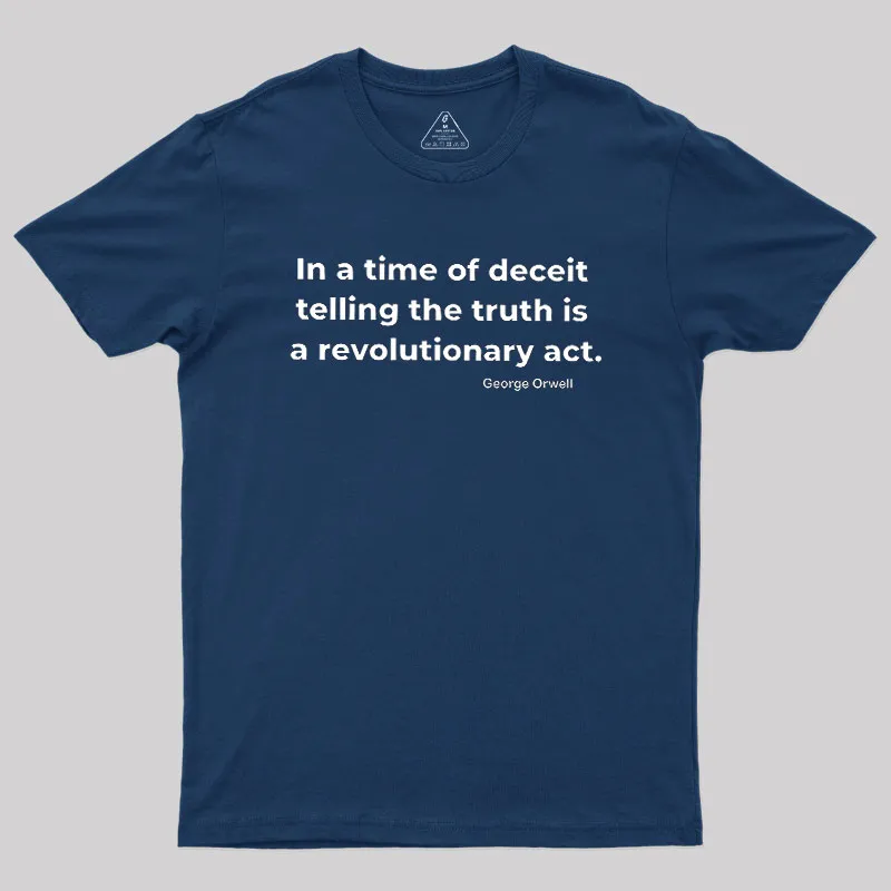 Alternative view of Telling The Truth Geek T-Shirt