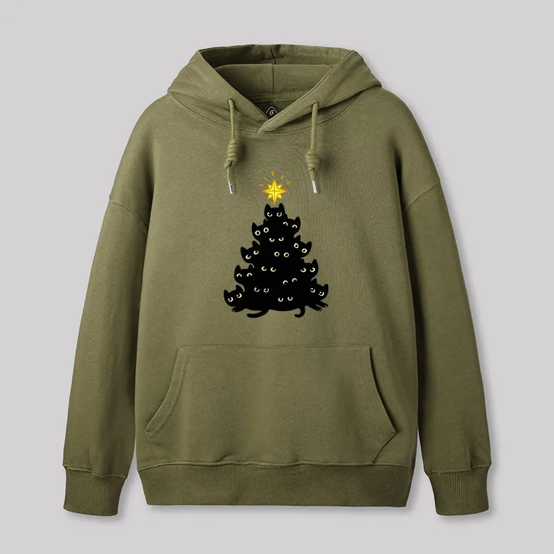 Meowy Christmas Geek Hoodie - Image 3